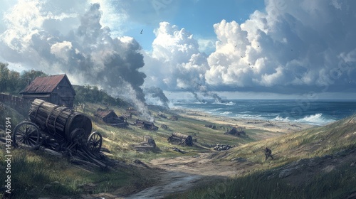 Warfare Battering Coastal Moment Classic Ridge Camp