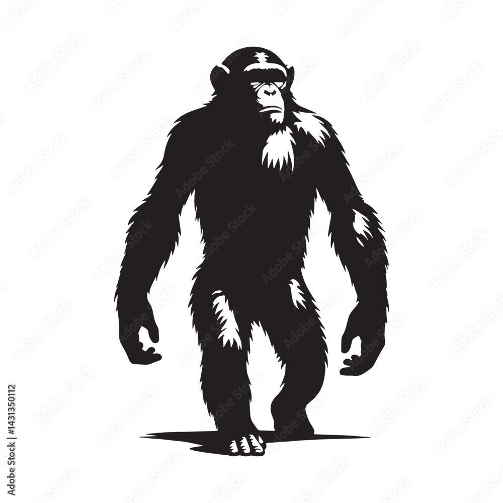 Simple and clear chimpanzee silhouette icon vector made for high-resolution designs – chimpanzee silhouette – chimpanzee vector – chimpanzee illustration – silhouette of chimpanzee – chimpanzee icon
Simple and clear chimpanzee silhouette icon vector made for high-resolution designs – chimpanzee silhouette – chimpanzee vector – chimpanzee illustration – silhouette of chimpanzee – chimpanzee icon