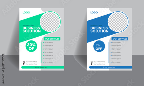 Modern Business Service Flyer Template – Corporate Marketing Design.