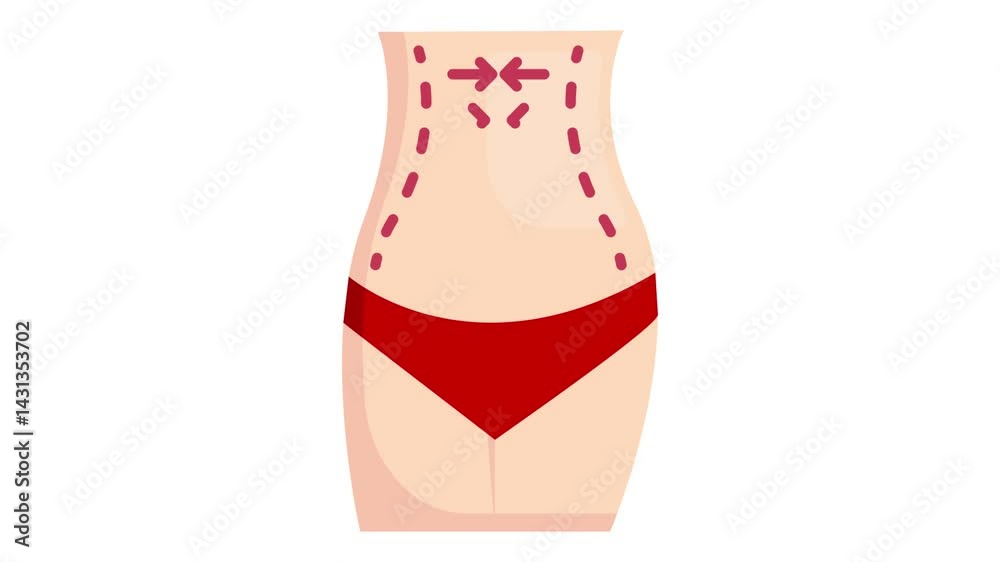 Liposuction Guidelines animation, noninvasive belly fat reduction direction animated video, beauty and personal care Clip, cosmetics and dermatologist footage, body aesthetics motion graphics Liposuction Guidelines animation, noninvasive belly fat reduction direction animated video, beauty and personal care Clip, cosmetics and dermatologist footage, body aesthetics motion graphics
