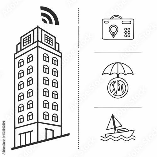 vector illustration of a house