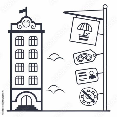 vector illustration of a house