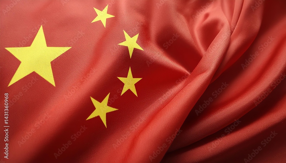 High-quality image of the Chinese flag with detailed texture. Perfect for backgrounds or patriotic projects. High-quality image of the Chinese flag with detailed texture. Perfect for backgrounds or patriotic projects.