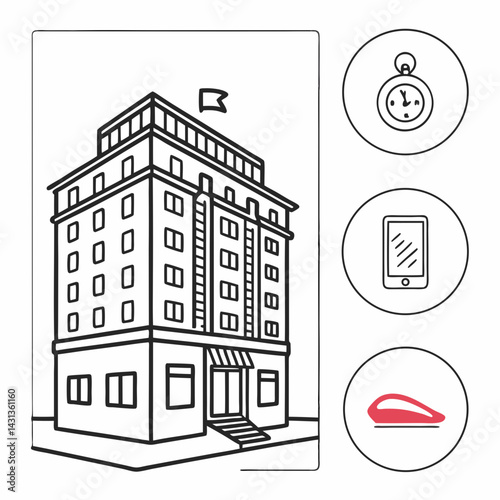 vector illustration of a house