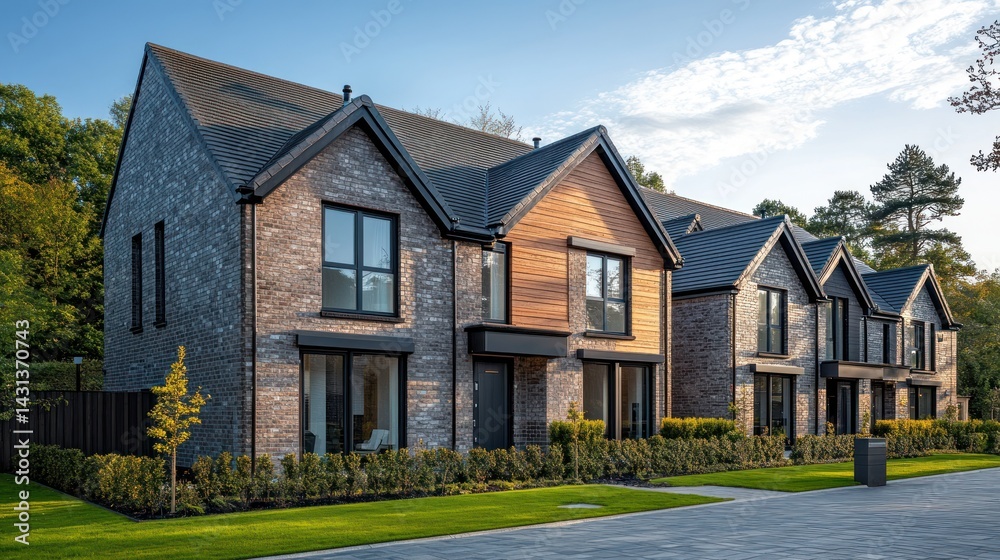 Luxury Homes: Modern Brick Townhouses in a Picturesque Setting Luxury Homes: Modern Brick Townhouses in a Picturesque Setting