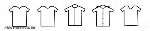 
T-shirt icon.-shirt icon with outline and glyph style. Gl linear style sign for mobile concept and web design.yph, line vector illustration isolated on white
