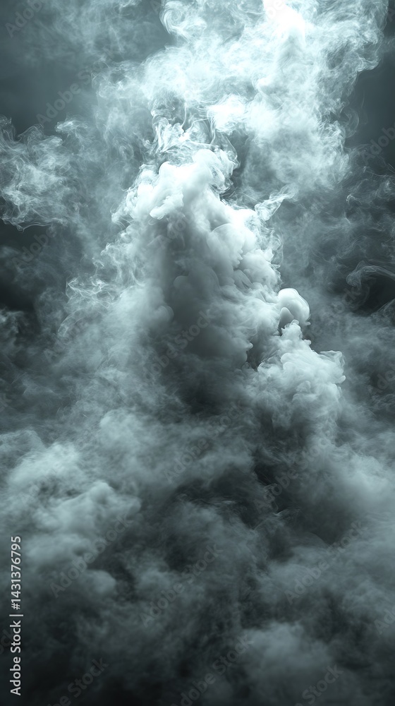 Fototapeta premium Magical glowing smoke mystical theme high resolution wallpaper