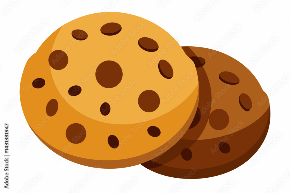 Fototapeta premium cookies vector illustration white background