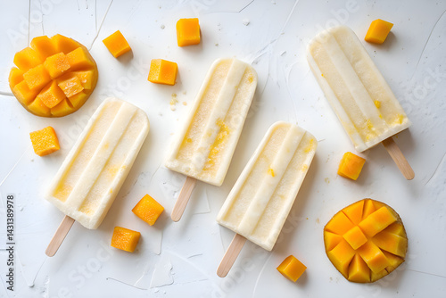 Isolated on white, a sweet pharmaceutical capsule of ice cream with candy on a stick offers a tasty, if unhealthy, treat.