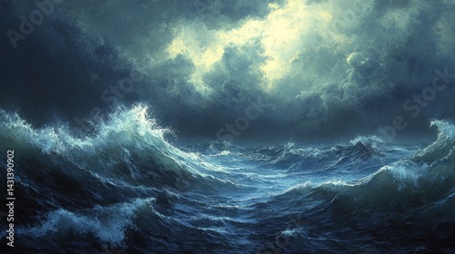 Battering Battering Storm Moment Depth Waves Classic