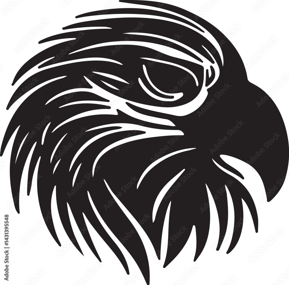 Eagle head simple icon. Vector ICON all icon Viktor.. Eagle head simple icon. Vector ICON all icon Viktor..