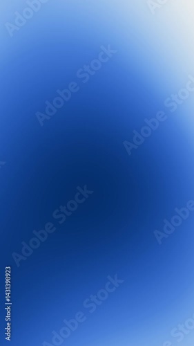 Blue and White Gradient Background with Soft Motion. Seamless Abstract Flow in Bright Minimal Design Evokes Sky, Clouds, Water or Airy Fabric. Vertical Video Wallpaper for Social Media. FL0127