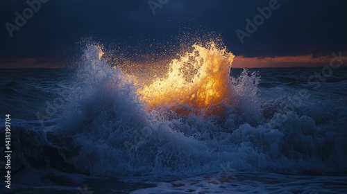 Battering Battering Dusk Moment Lightning Smashing