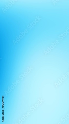Skyline Blur Blue Gradient Background with Calm Glow and Cold Soft Moving Lights. Smooth Abstract Light Animation with Digital Tint. Vertical Video. FL0132
