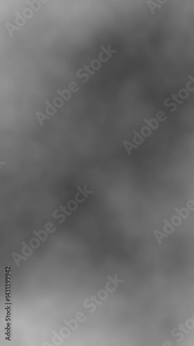 Soft Cloudy Smoke Transition with Diffused Grayscale Texture. Flowing Fog Effect for Alpha Matte and Overlay Reveals. Vertical Video. FL0134
