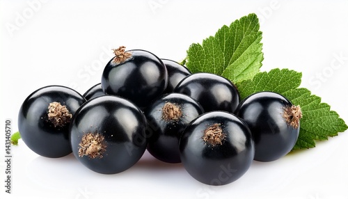 black currant isolated on white background