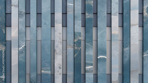 Gray grey blue, texture of modern vintage retro wall tile, porcelain stoneware, glossy glazed tile slips - Tiles background, seamless pattern