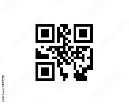 png mobile digital icon with barcode qr code info record business coding symbol scan technology link communication label pictogram tag web data matrix black illustration

