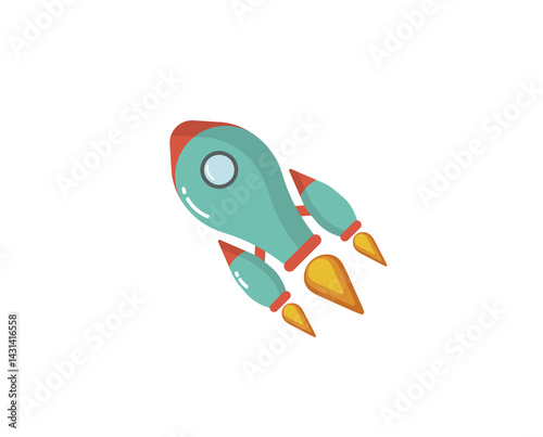 png cartoon spaceship in retro style for children with fun adventure rocket clipart galaxy modern cute whimsical graphic printable creative educational editable star

