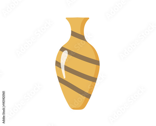png ceramic pitcher and pot vector vase minimalistic background design floral leaf modern row isolated outline set decor shape rendering stylish vessel

