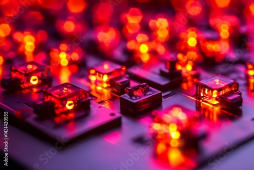 microscopic view of nanobots performing molecular tasks Energy