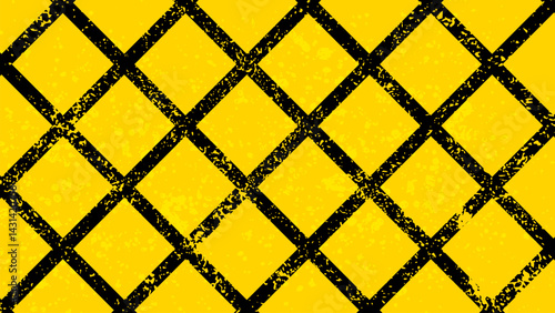 Yellow background with a grid and yellow stains.