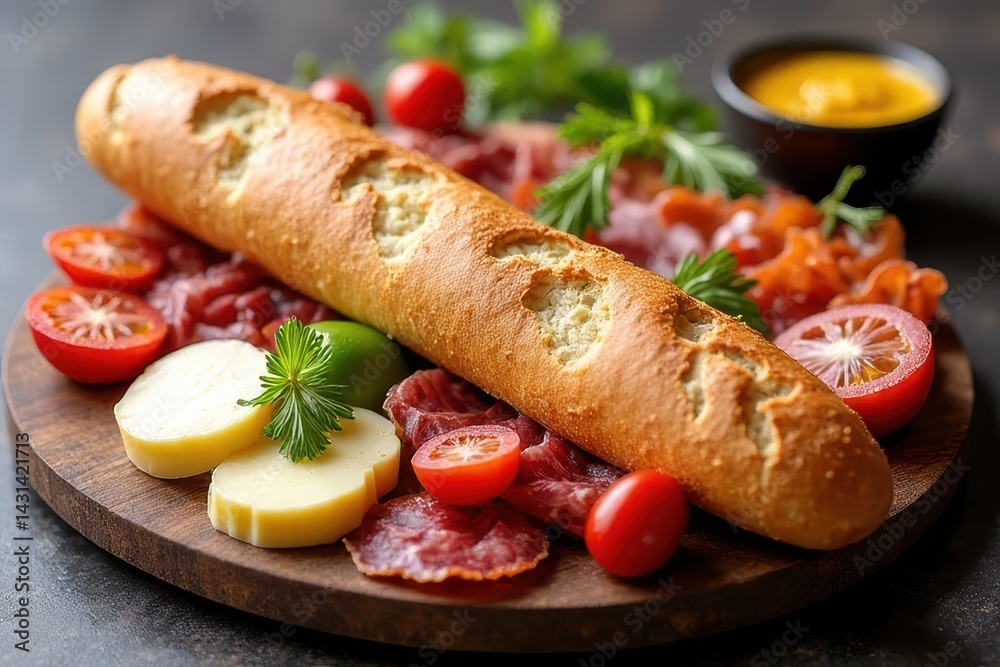 French Bread Artistic Meal French Bread Artistic Meal