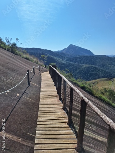 Wallpaper Mural boardwalk in the mountains Torontodigital.ca