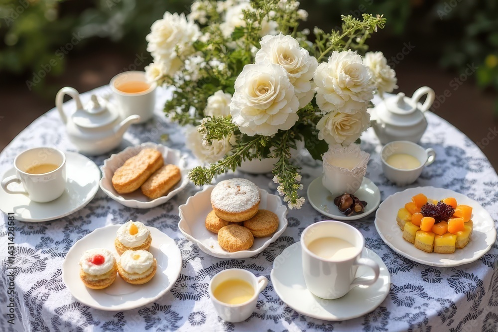 Tea Table Arrangement Tea Table Arrangement