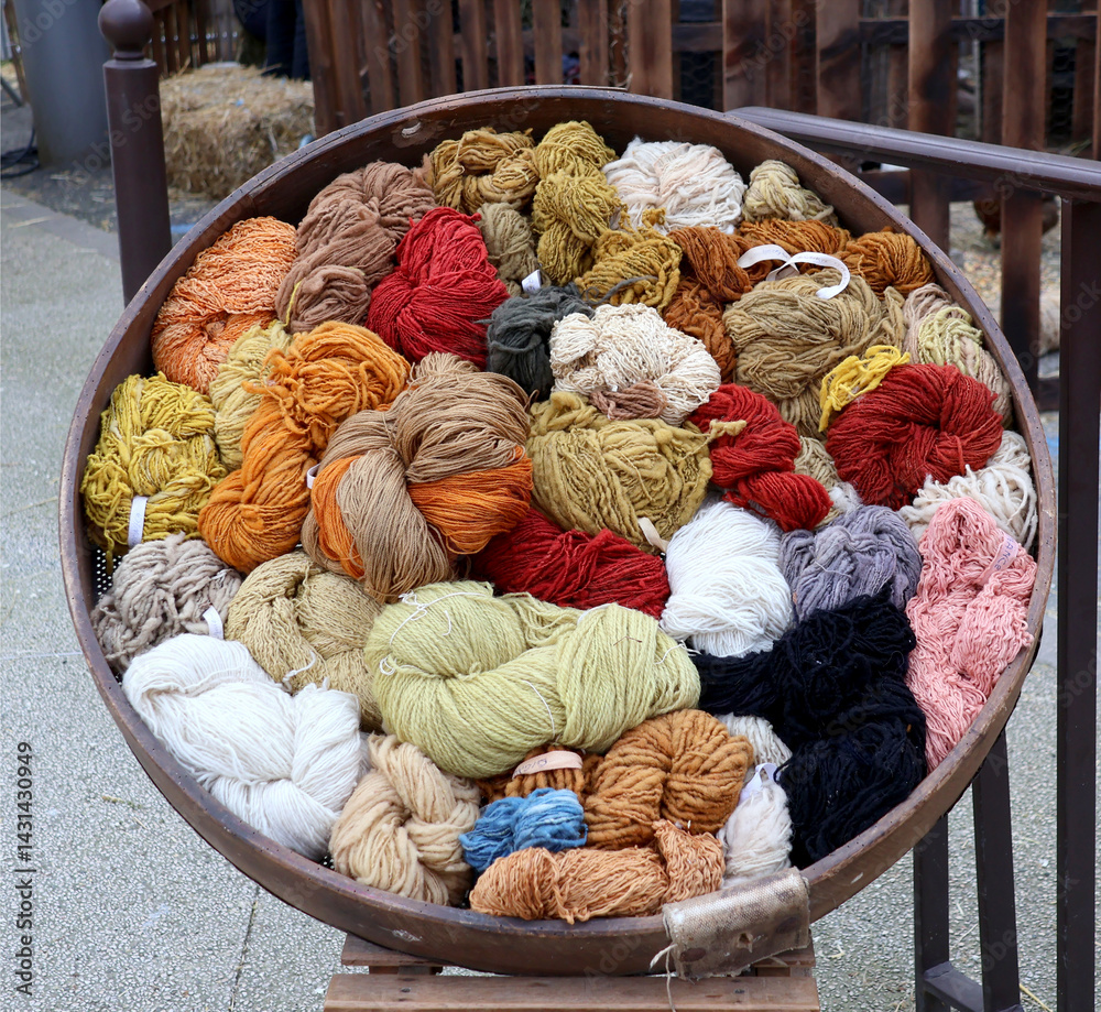 belles laines de fabrication artisanale