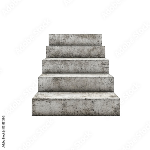 Weathered Concrete Staircase - Five Steps to Success