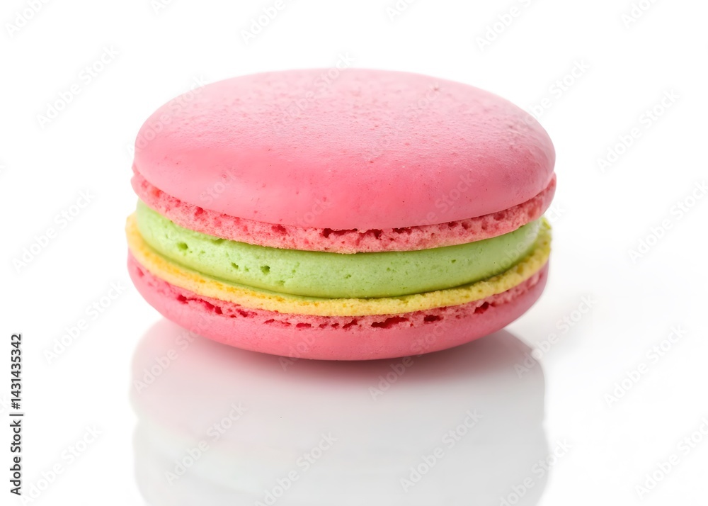 One colorful macaron on a white background, high resolution, studio lighting, minimal shadows, professional stock photo style.
One colorful macaron on a white background, high resolution, studio lighting, minimal shadows, professional stock photo style.