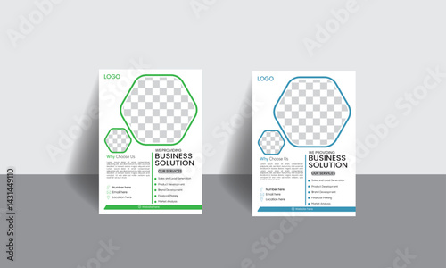 Modern Business Service Flyer Template – Corporate Marketing Design