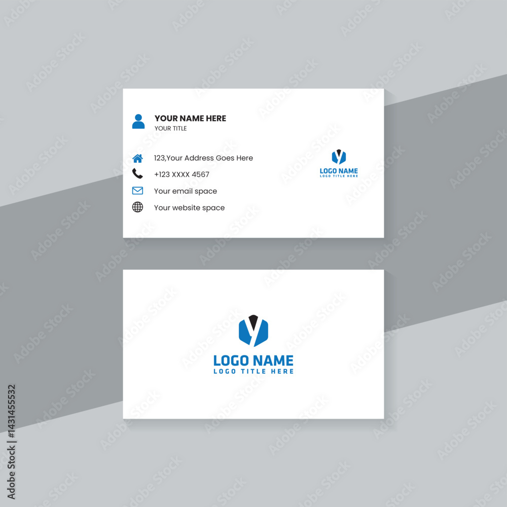 modern business card design template