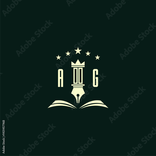 initials design modern legal attorney law firm lawyer advocate consultancy business logo vector