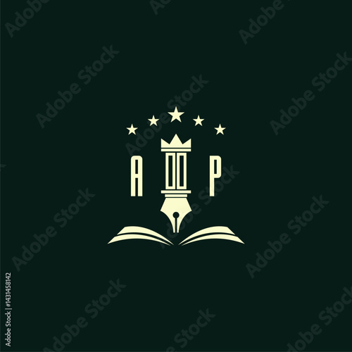 initials design modern legal attorney law firm lawyer advocate consultancy business logo vector