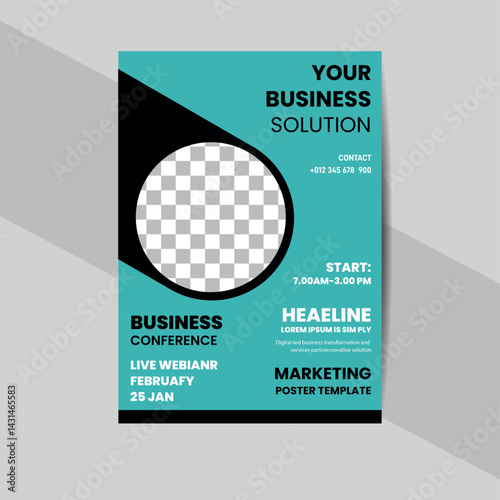 corporate business flyer template