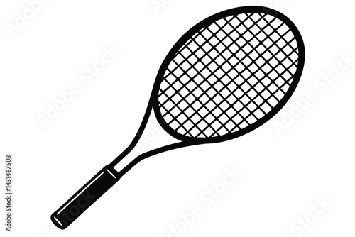 tennis racket vector illustration