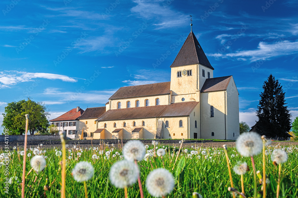 Church of Saint George on the Island of Reichenau on Lake Constance, Baden-Württemberg, Germany