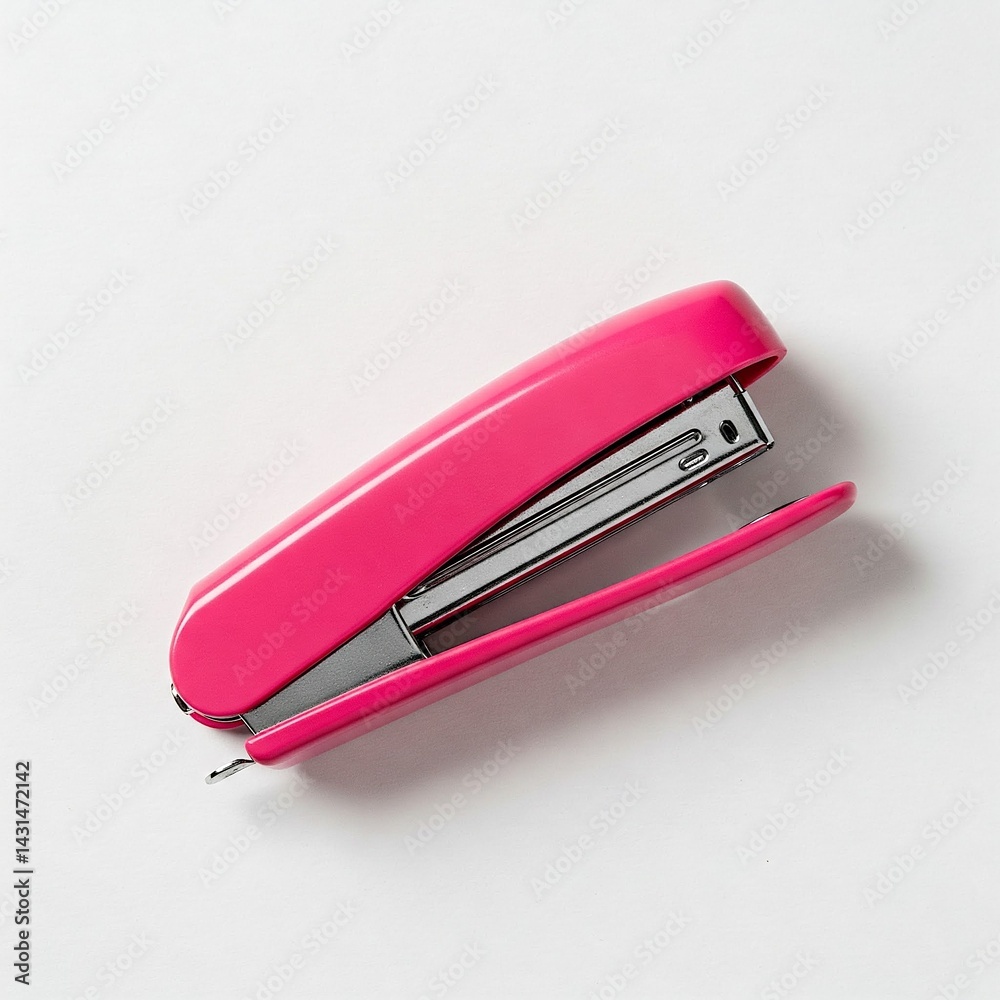 stapler on white background