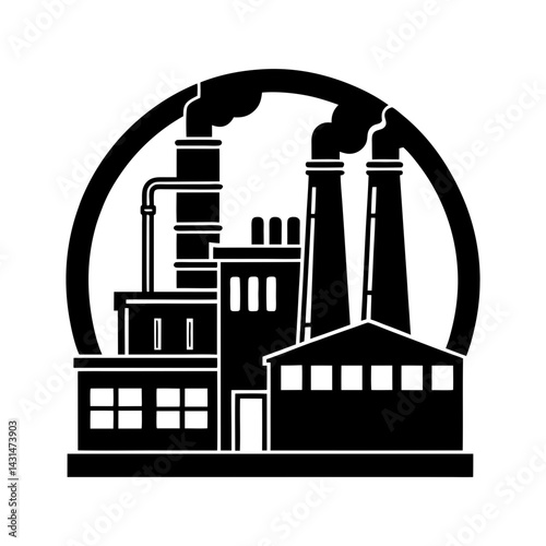 Industrial Dryer silhouette vector
