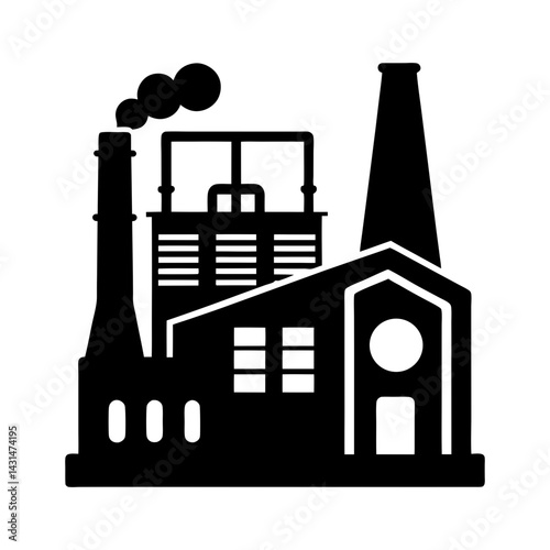 Industrial Dryer silhouette vector