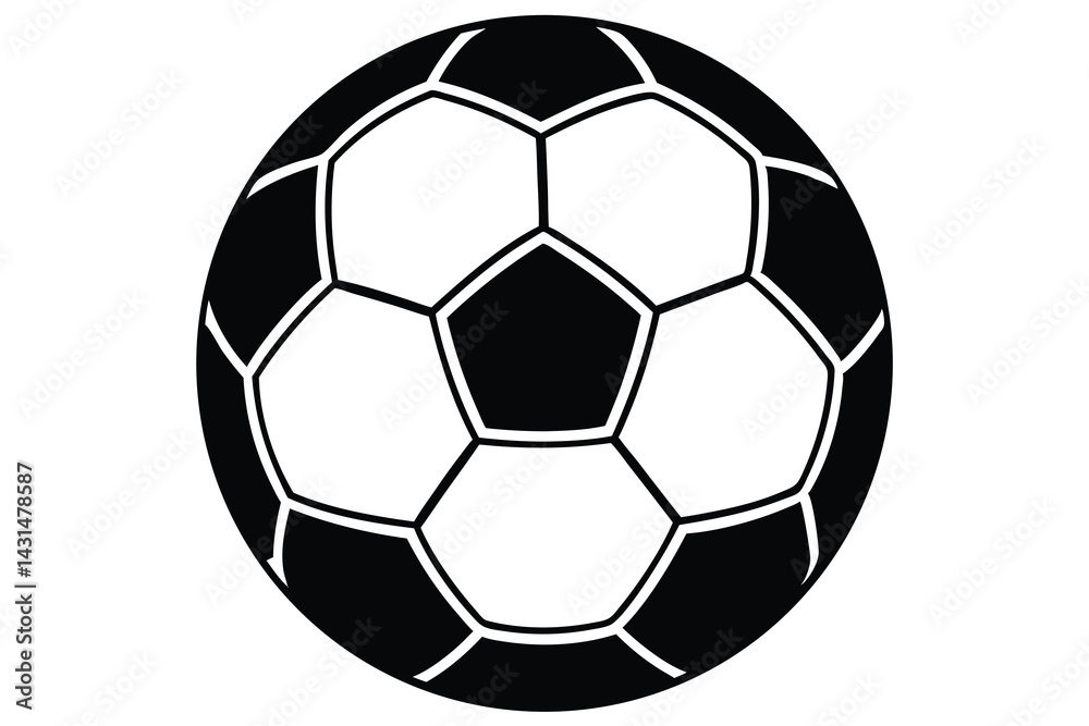 Fototapeta premium soccer ball vector illustration