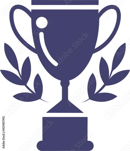 gold trophy cup icon