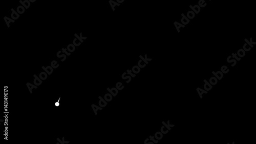 Hud callout black and white for screen. hud trendy animation