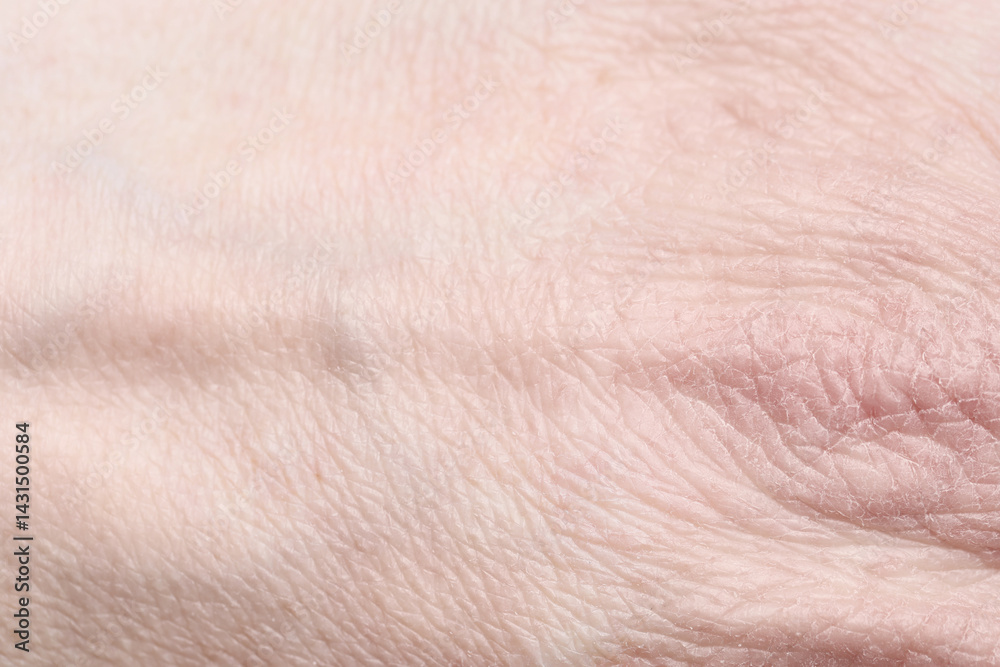 Naklejka premium Texture of healthy skin as background, closeup