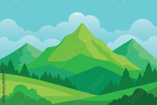 lush-green-mountain-landscape-in-spring--.eps