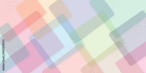 Abstract colorful Modern and smooth lines covered with geometric background .Abstract Squares in bright light with soft shadows as pattern. with geometric line shapes Space design concept.