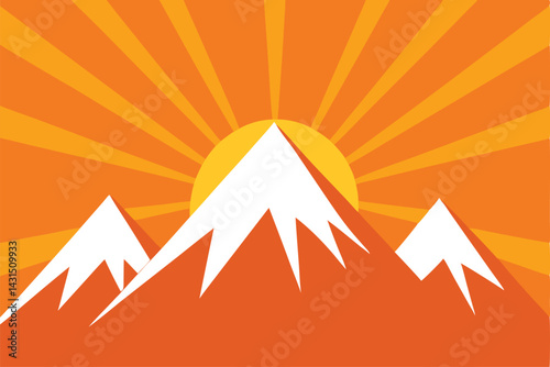 morning-rays-painting-alpine-peaks-orange--.eps