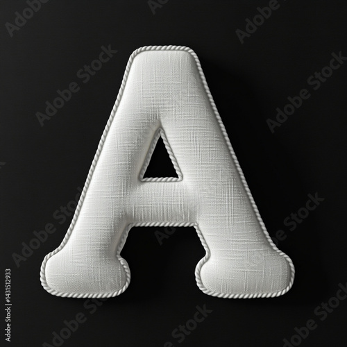 3D Buchstabe A